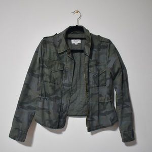 [American Eagle] Green Camo/Military Jacket